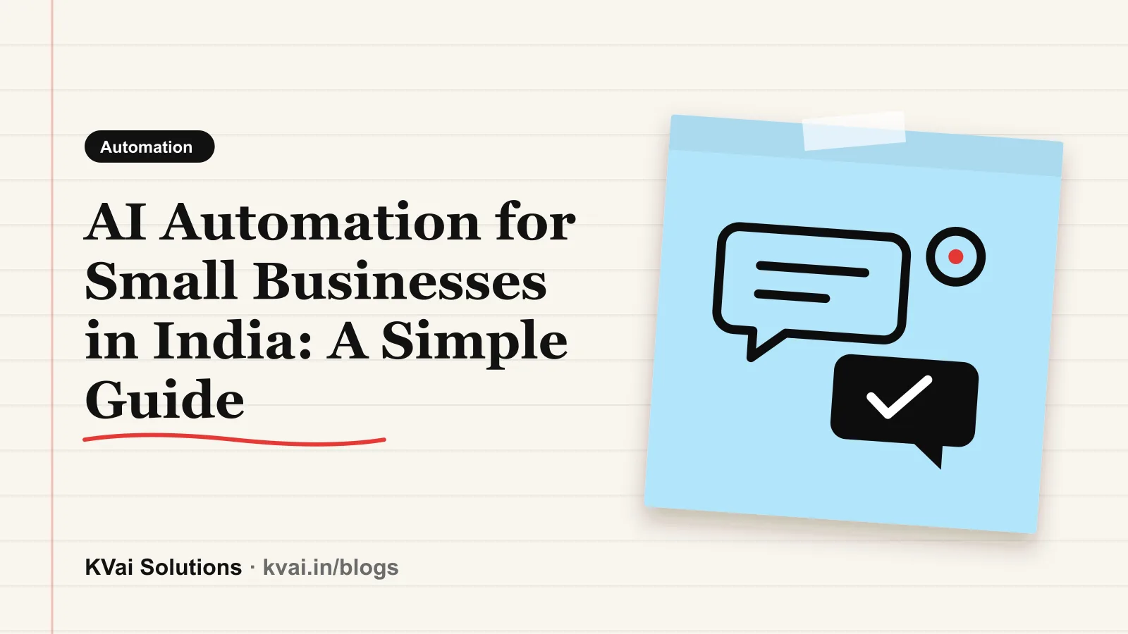 AI automation for small businesses in India