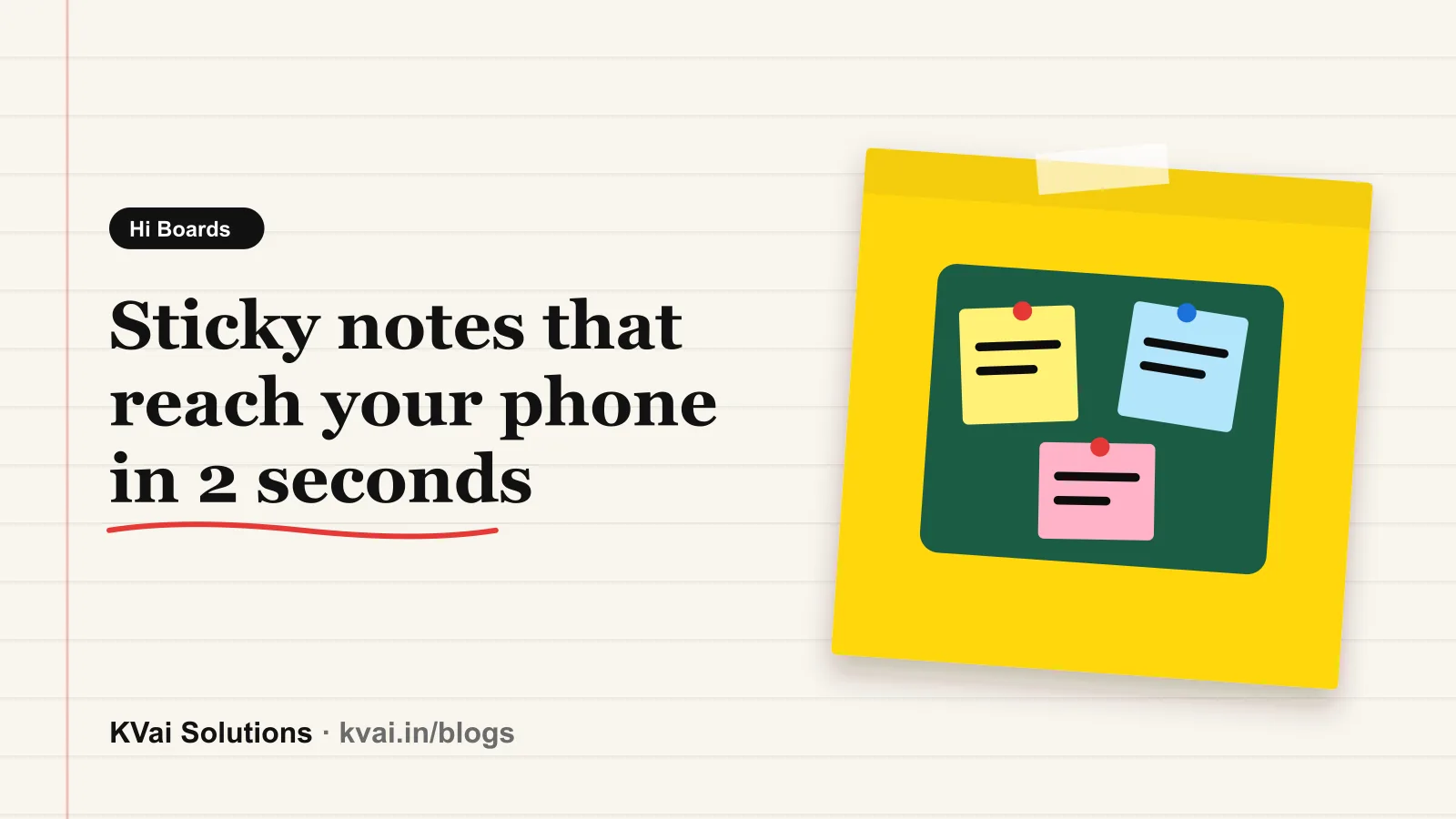 Sticky notes that reach your phone in 2 seconds: Hi Boards guide by KVai Solutions